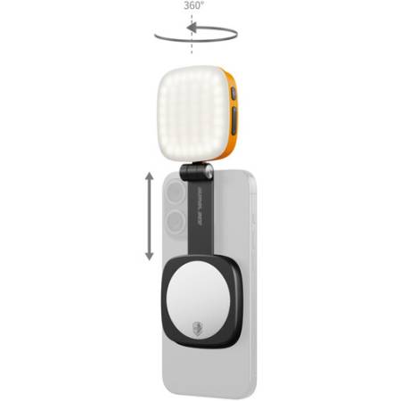 SmallRig 5513 Vibe P48 / Bumblebee Edition - lampa LED, Bi-Color, do smartfona - przykład użycia